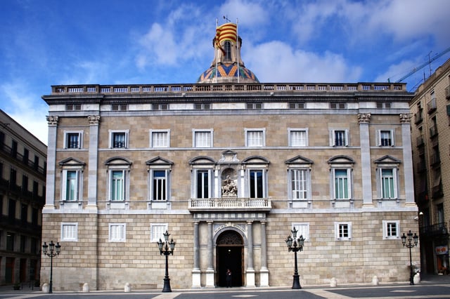 Palau de la Generalitat de Catalunya, Barcelona, seat of the Government and the Presidency of Catalonia