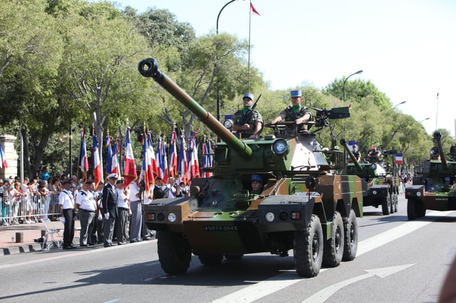 Bastille Day military parade in Marseille, 2012