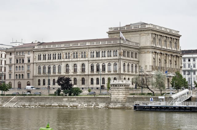 Hungarian Academy of Sciences seat in Budapest, founded in 1825 by Count István Széchenyi