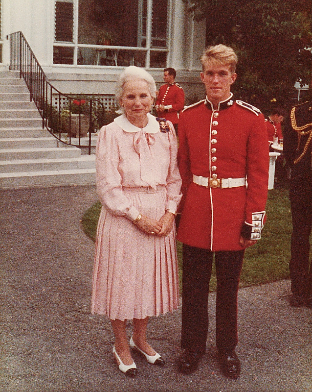 Jeanne Sauvé (left), Canada's first female governor general