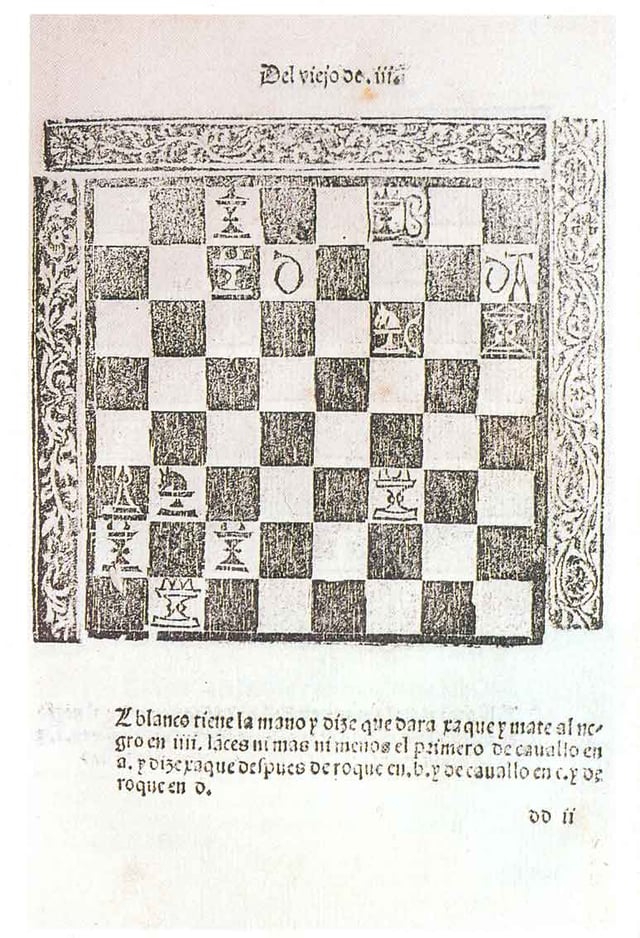 A tactical puzzle from Lucena's 1497 book