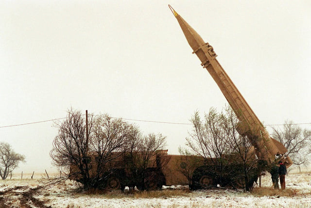 An opposing force Scud launcher in the United States.