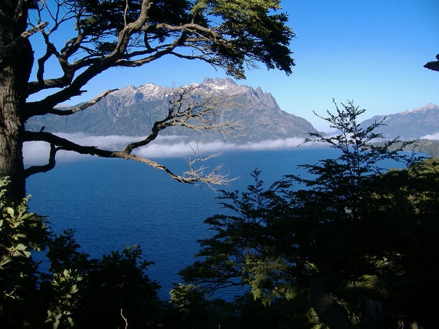 Lake Huechulaufquen.