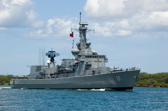Karel Doorman-class frigate of the Chilean Navy