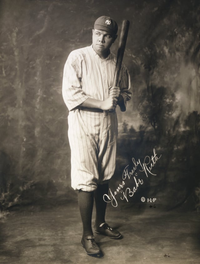 With his hitting prowess, Babe Ruth ushered in an offensive-oriented era of baseball and helped lead the Yankees to four World Series titles.