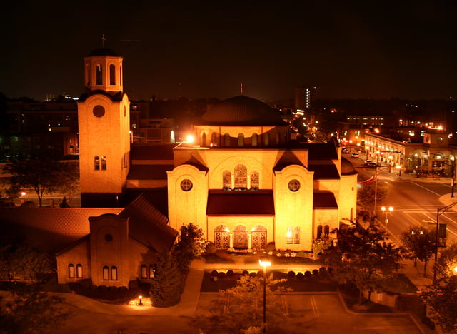 Greek Festival is held in August or September at the Greek Orthodox Church, downtown.