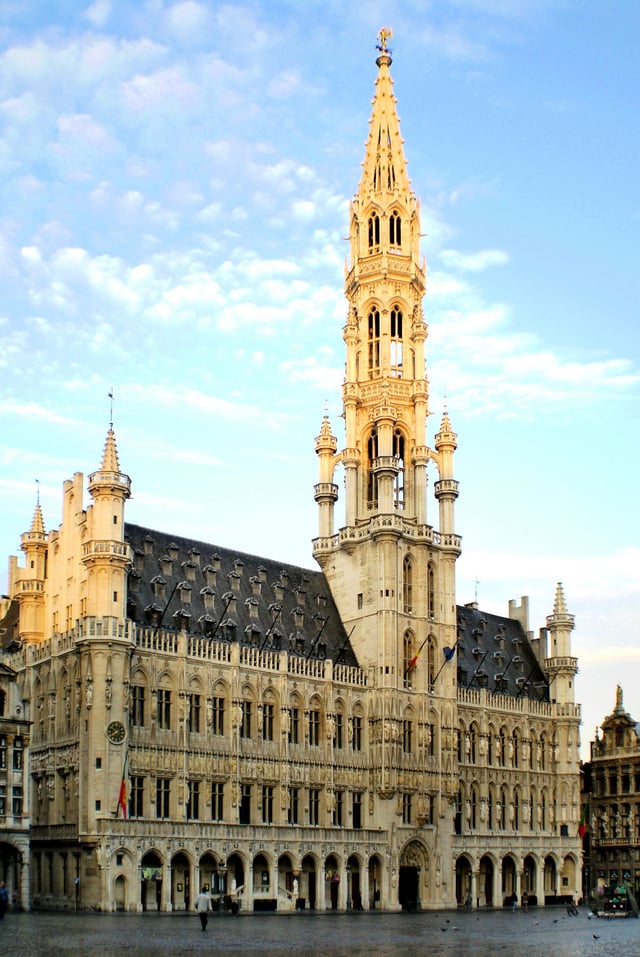 The Town Hall of the City of Brussels municipality