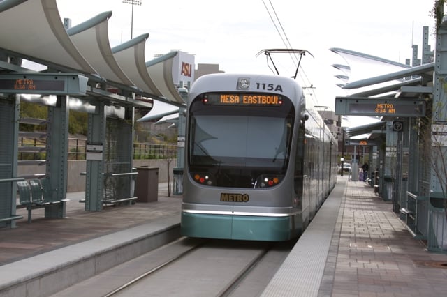 Valley Metro Rail station – 2009
