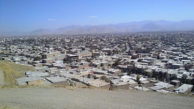 The city of Piranshahr, center of Mokrian district,  northwestern Iran