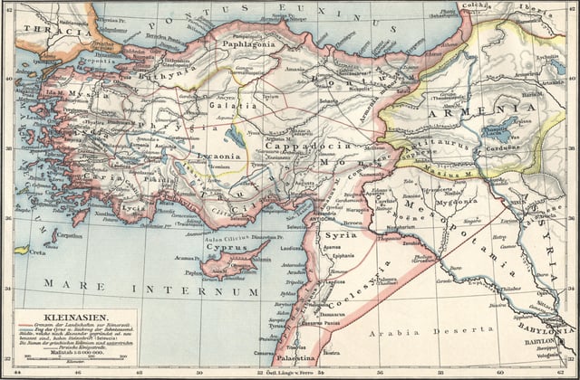 Map of Pontus 1901