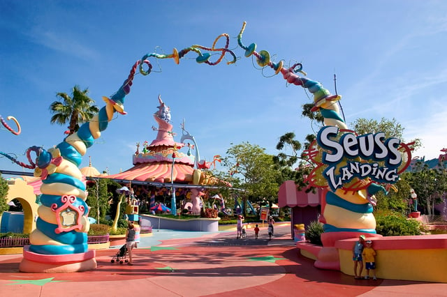 Seuss Landing at Islands of Adventure in Orlando, Florida