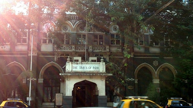 Times of India building in Mumbai