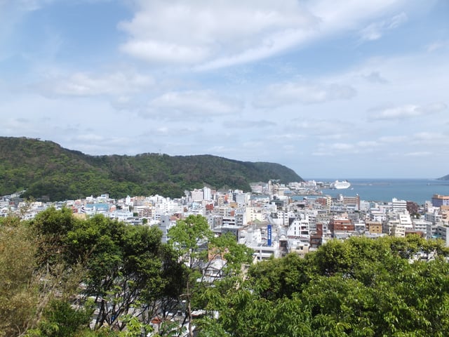 Skyline of Amami city