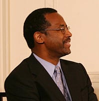 Carson at the White House in 2008 for the Presidential Medal of Freedom