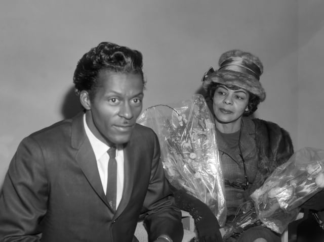Berry and his sister Lucy Ann (1965)