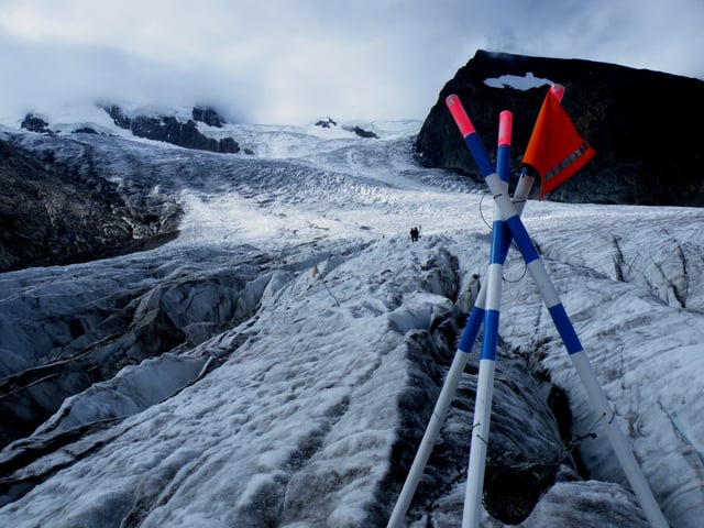 Gorner Glacier in Switzerland