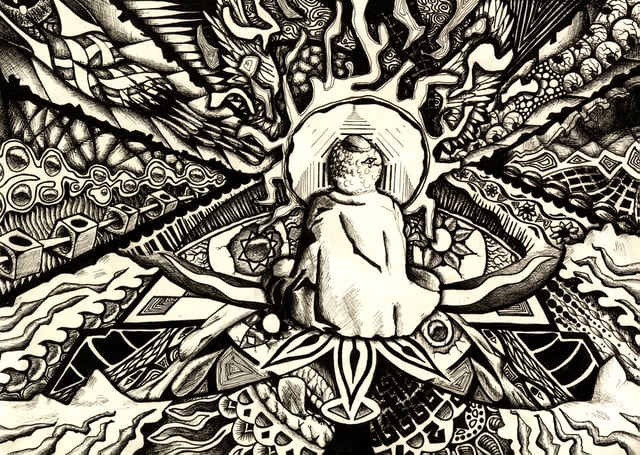 Psychedelic art attempts to capture the visions experienced on a psychedelic trip