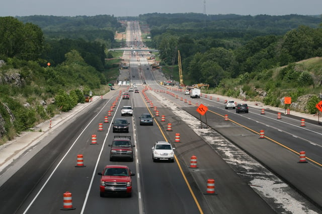 The Interstate 69 extension project in Monroe County
