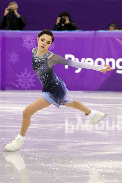 Medvedeva at the 2018 Winter Olympics
