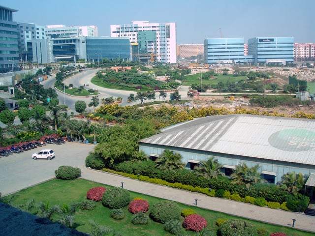 HITEC City, the hub of information technology companies
