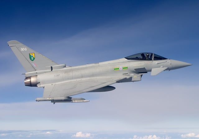 The Eurofighter Typhoon multirole combat aircraft