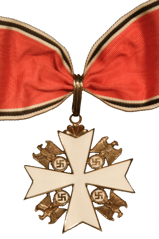 Grand Cross of the German Eagle, an award bestowed on Ford by Nazi Germany