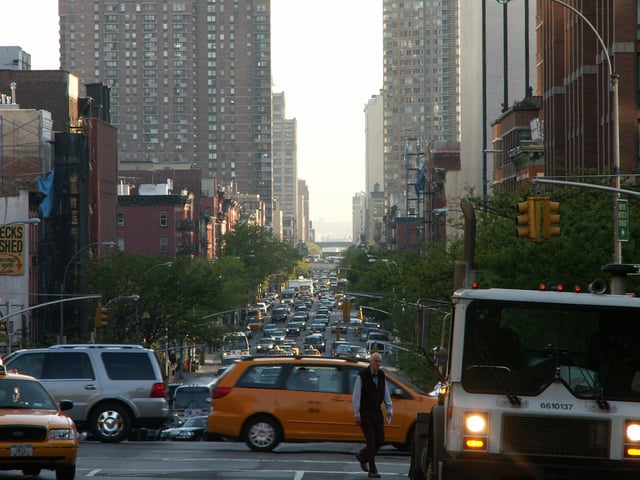 Looking south on Tenth Avenue from 59th Street
