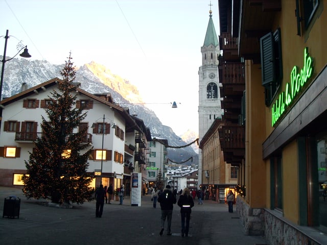 Shops in Cortina d'Ampezzo