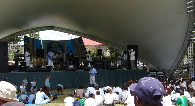 The Saint Lucia Jazz Festival in Castries.