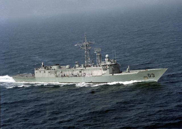 HMAS Sydney in the Persian Gulf in 1991