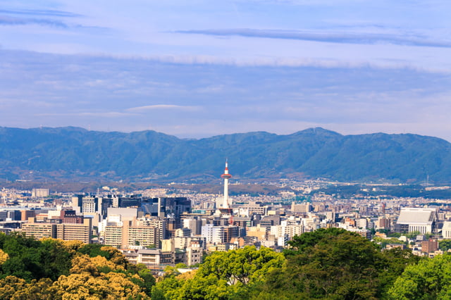 Kyoto skyline