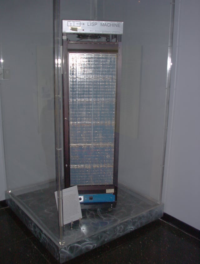 A Lisp machine in the MIT Museum