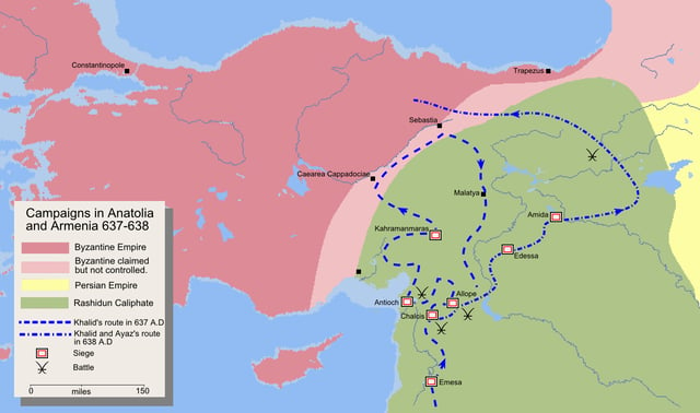 Arab campaigns in Anatolia 637–638