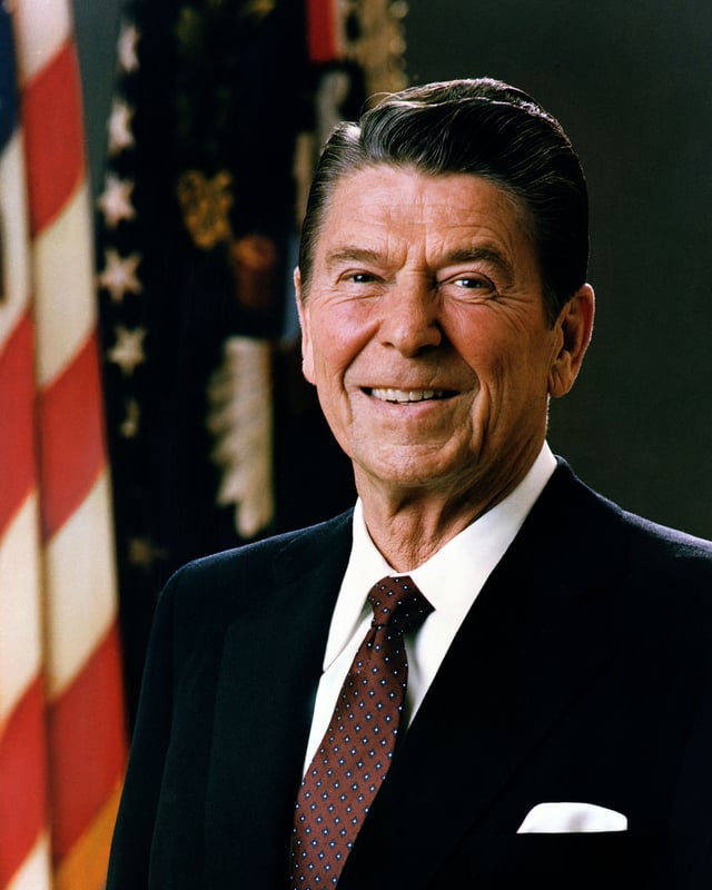 Ronald Reagan, 40th President of the United States (1981–1989)
