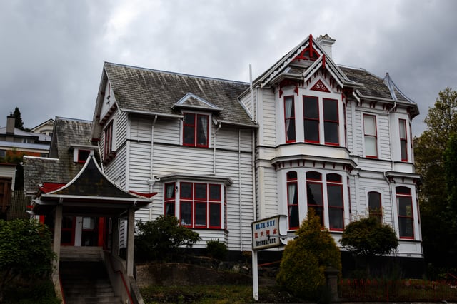 Period weatherboard house in Dunedin, New Zealand