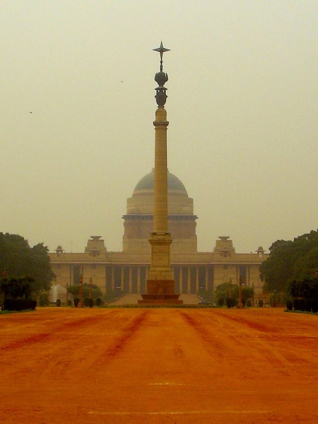Rashtrapati Bhavan is the official residence of the President of India and is the largest residence of any head of state in the world.