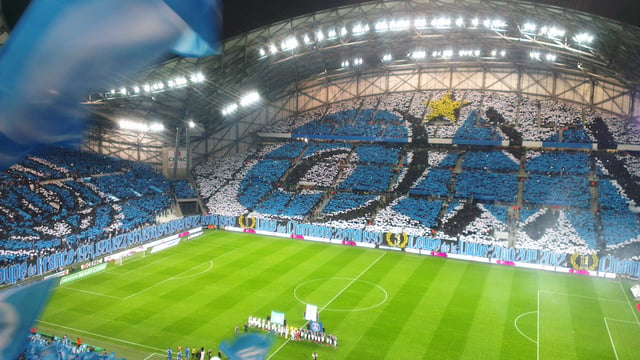 The Stade Vélodrome, home of Olympique de Marseille