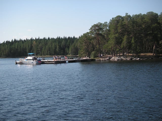 The jetty on Andersön island