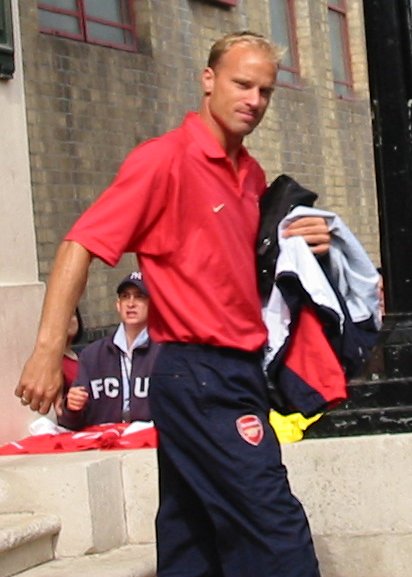 Bergkamp with Arsenal in 2003