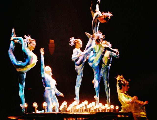 The show Dralion, Cirque du Soleil, introduced in 2004