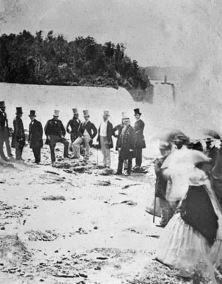 Edward at Niagara Falls, 1860
