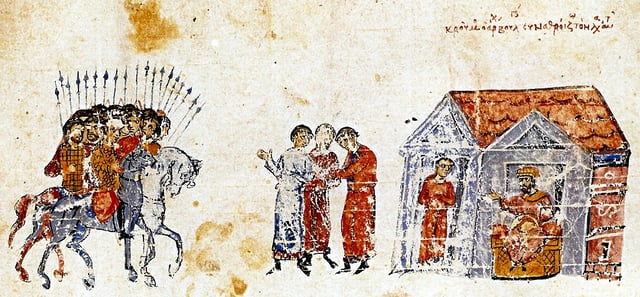 Krum assembles his army to defeat the Byzantines