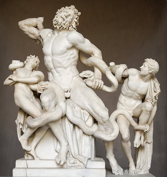 Laocoon and his Sons, a sculpture admired by Pliny