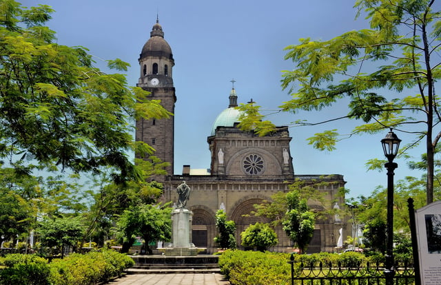Roman Catholic Cathedral-Basilica of the Immaculate Conception, the metropolitan see of the Archbishop of Manila, Philippines.