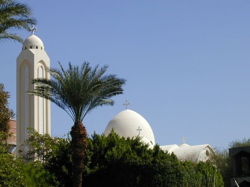 A modern Coptic cathedral in Aswan.