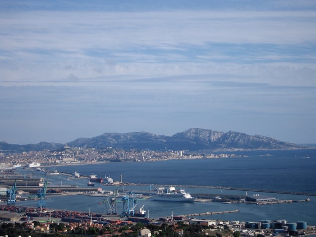 The Port of Marseille seen from L'Estaque