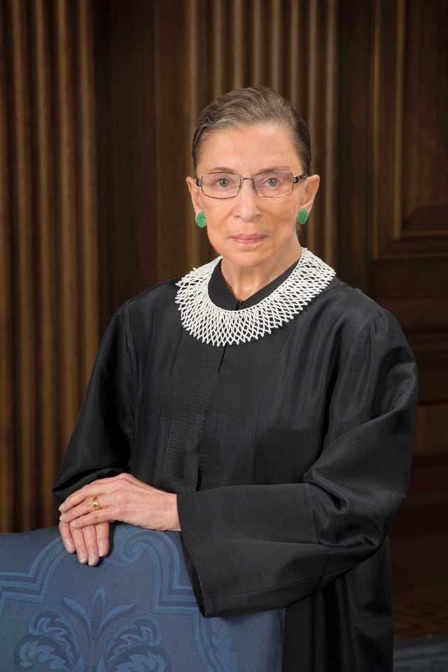 Ruth Bader Ginsburg co-founded the ACLU's Women's Rights Project in 1971. She was later appointed to the Supreme Court of the United States by President Bill Clinton.