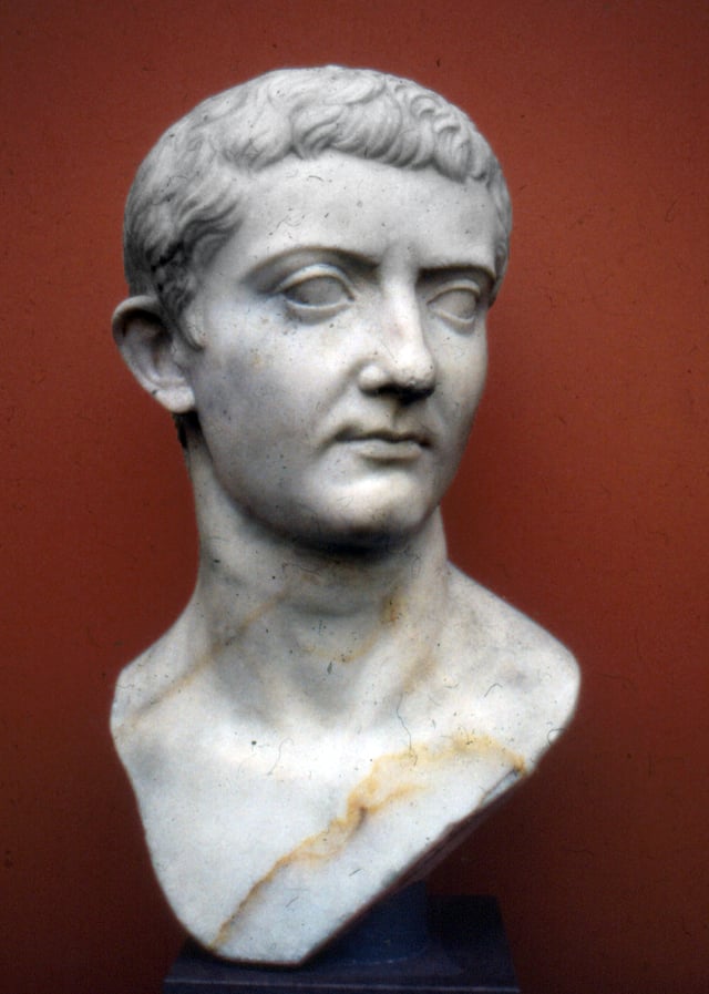 Bust of Tiberius, a successful military commander under Augustus before he was designated as his heir and successor