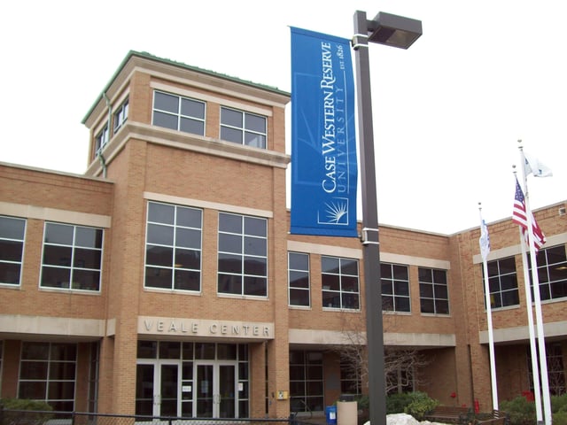 The Veale Athletic Center, which houses much of the Case Western Reserve University athletic and Physical Education departments.