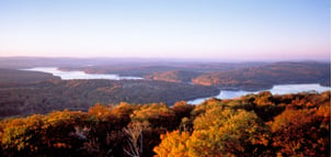 Western Maryland is known for its heavily forested mountains.